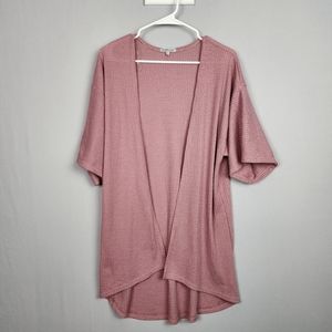 Charlotte Russe Womens Short Sleeve Cardigan Sz S